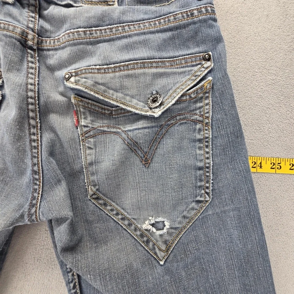 Vintage Levis Engineered Jeans Mens 32x32 Blue 503 Buckle Back Flap Pockets